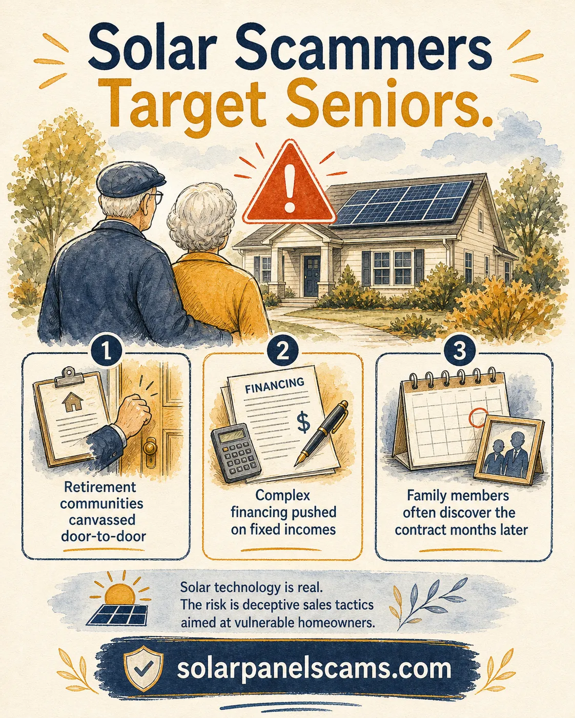 Solar Scams Targeting Seniors: A Family Protection Guide